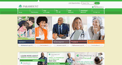Desktop Screenshot of paramounthealthcare.com